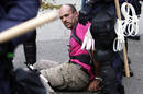 Manifestantes protestan y se producen detenciones en Saint Paul, Estados Unidos, aprovechando la celebraci&oacute;n de la Convenci&oacute;n Republicana.