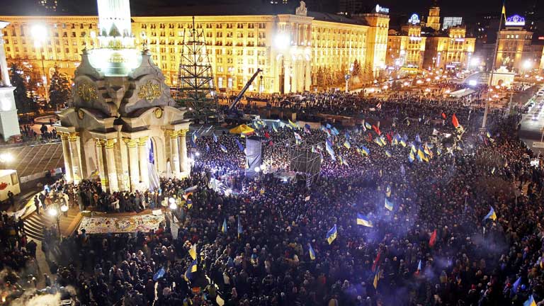 Continúan las protestas contra el Gobierno en Ucrania