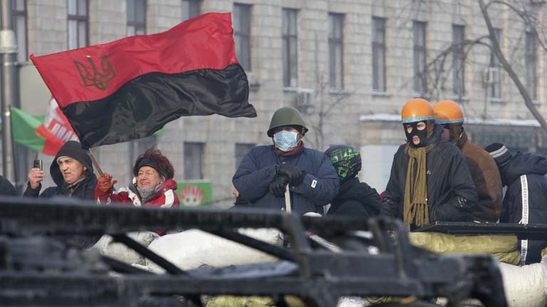 En Ucrania, las protestas contra el Gobierno se extienden por todo el país