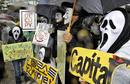 Protesters attend the 