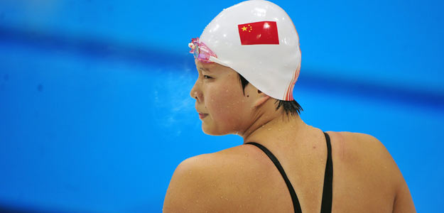 La china Ye Shiwen, tras competir en la jornada del pasado lunes en 200 estilos.