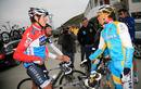 En el puerto, Contador se encontr&oacute; con el que ser&aacute; su mayor rival, Andy Schlek.