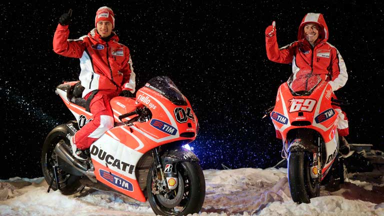 Puesta de largo de Ducati en Madonna di Campiglio