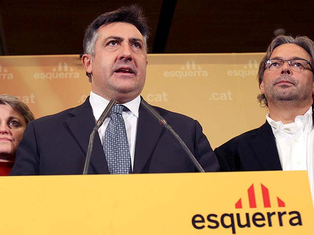 Puigcerc&oacute;s admite la derrota de ERC y valora el triunfo del "catalanismo" de CiU