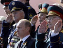 Russian Prime Minister Putin attends the Victory Day parade at Red Square in Moscow