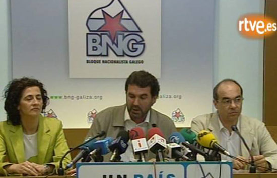 Declaraciones de Anxo Quintana tras las elecciones de junio de 2005