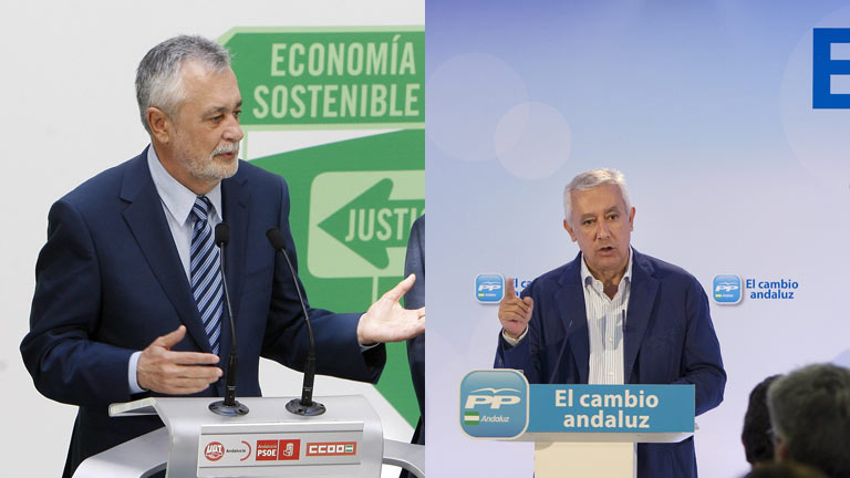 Gri&ntilde;&aacute;n con los sindicatos y Arenas con los pescadores de Barbate