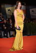 Rachel Korine en la alfombra roja de la Mostra de Venecia