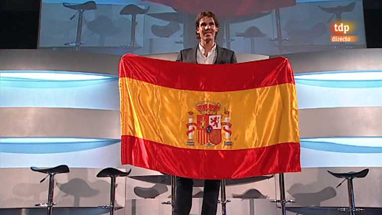 Londres 2012 - Presentaci&oacute;n de Rafa Nadal como abanderado del equipo ol&iacute;mpico espa&ntilde;ol