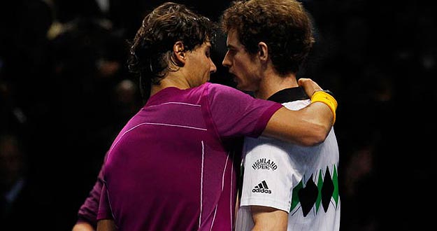 Rafa Nadal y Andy Murray están en el mismo lado del cuadro para Wimbledon 2012.