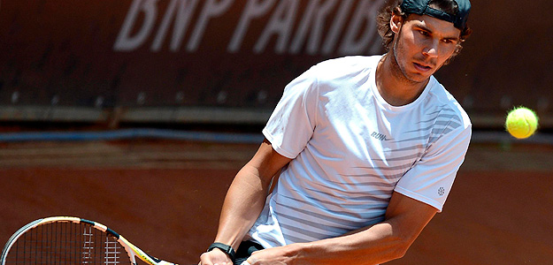 RAFA NADAL ENTRENA EN ROMA RAFA NADAL ENTRENA EN ROMA
