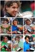 Rafael Nadal con sus siete copas de campe&oacute;n de Roland Garros