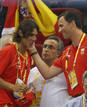 Rafa Nadal ha estado apoyado por la Familia Real en los Juegos de Pek&iacute;n.
