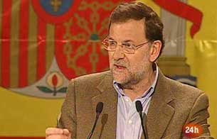 Ver v&iacute;deo  'Rajoy afirma que la sociedad espa&ntilde;ola derrotar&aacute; a ETA'