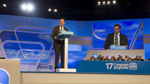 Ver v&iacute;deo  'Rajoy alude a la independencia del partido y aboga por un PP "unido"'
