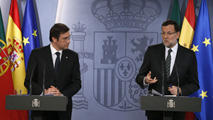 Ir al Video&nbsp;Rajoy y Coelho exigen medidas para la "urgencia nacional" del paro juvenil y la uni&oacute;n bancaria