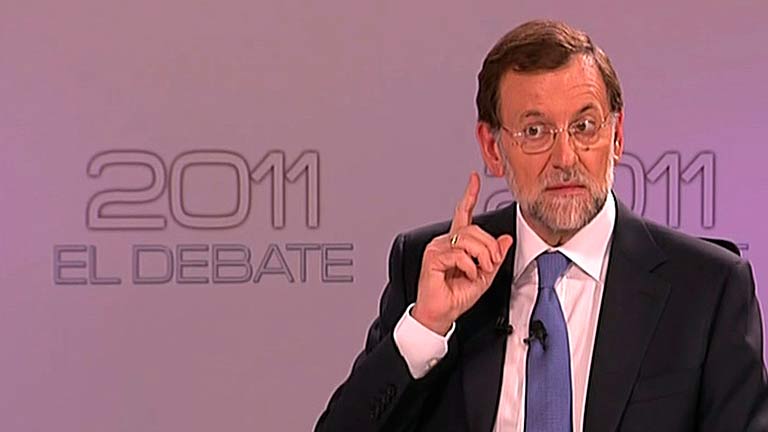 Rajoy concluye su intervenci&oacute;n diciendo que Espa&ntilde;a necesita un cambio
