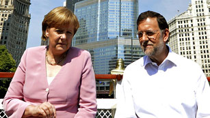 Ver v&iacute;deo  'Rajoy dice que Merkel respalda sus reformas'