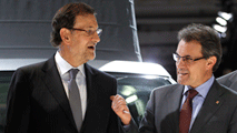 Ir al Video&nbsp;Rajoy y Mas hablan del d&eacute;ficit de Catalu&ntilde;a y de la crisis
