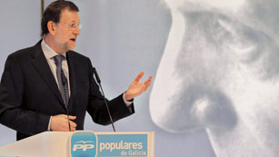Rajoy participa en un homenaje a Manuel Fraga del PP de Galicia