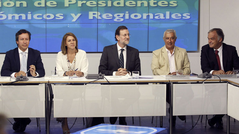 Rajoy pide a los presidentes auton&oacute;micos que respalden las medidas del Gobierno