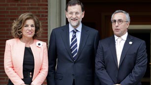 Ver v&iacute;deo  'Rajoy recibe a los embajadores de Madrid 2020'