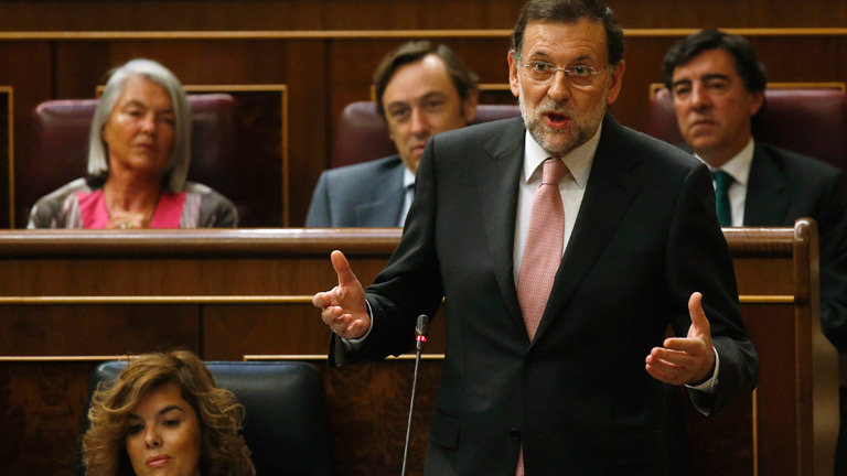 Rifi rafe de Rajoy y Rubalcaba por el posible rescate a Espa&ntilde;a