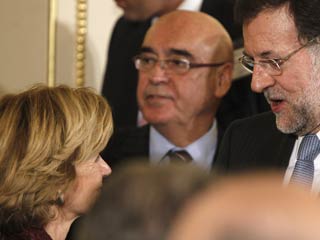 Ver v&iacute;deo  'Rajoy se entrevista en Marsella con Geithner, Merkel y Sarkozy'
