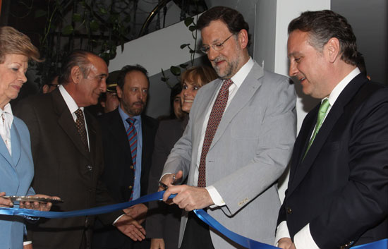 El lider de la oposici&oacute;n, Mariano Rajoy, se encuentra de visita en Colombia