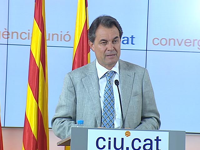 Artur Mas: "La primera parte de la sentencia llevaba los derechos de autor del Partido Popular"