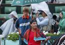 En la reanudaci&oacute;n volvieron a caer unas gotas pero la final entre Rafael Nadal y Novak Djokovic se ha podido disputar.
