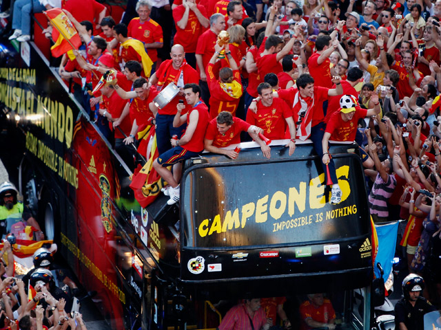 El recorrido de los campeones del mundo