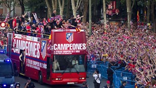 Ver v&iacute;deo  'Recorrido triunfal del Atl&eacute;tico'