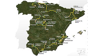 Ver v&iacute;deo  'Recorrido de la Vuelta ciclista a Espa&ntilde;a 2010'