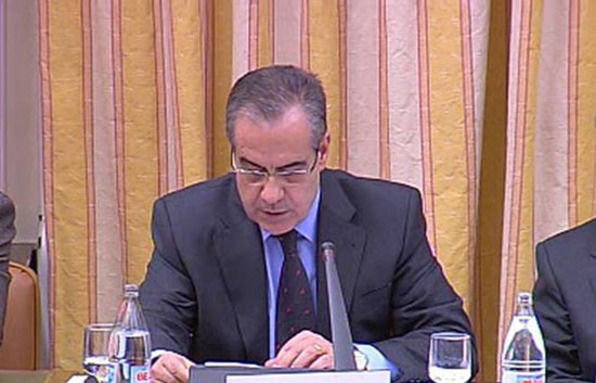 Corbacho presenta el plan sobre la reforma de pensiones ante la Comisi&oacute;n del Pacto de Toledo
