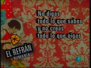 Babel en TVE - Un refr&aacute;n de Ruman&iacute;a