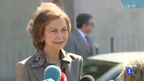 Ver v&iacute;deo  'La reina sobre el accidente de Froil&aacute;n: "Con los ni&ntilde;os siempre pasa eso"'