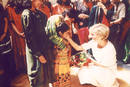 Lady Di en India ayudando a una organizaci&oacute;n