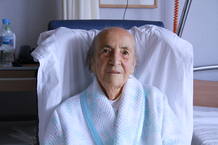 Pastora, de 92 a&ntilde;os, est&aacute; ingresada en el Hospital Laguna, de Madrid.