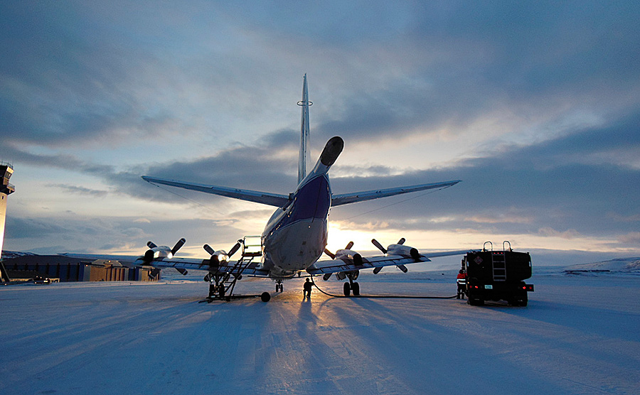 Repostando en el polo Norte