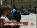 Ir al Video&nbsp;Los restos de Saramago llegan a Portugal