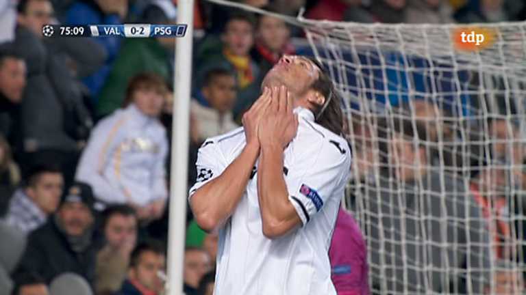 Champions League - Resumen Valencia CF-Par&iacute;s Saint Germain  
