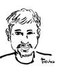 Retrato del periodista Jes&uacute;s Jim&eacute;nez realizado por Jean-Marc Troubet (Troubs) (Viva la vida)