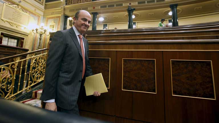 Mariano Rajoy re&uacute;ne a su equipo econ&oacute;mico en el Congreso de los Diputados
