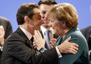 Reuni&oacute;n de l&iacute;deres europeos convocada por UPM (Uni&oacute;n para un Movimiento Popular), partido liderado por Sarkozy, en enero de 2008.