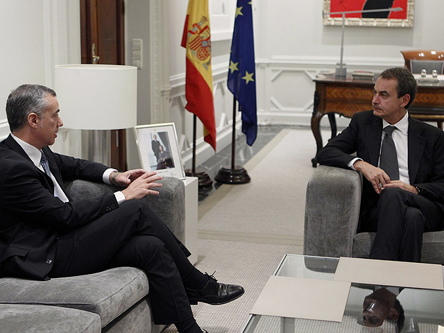 Urkullu pide a Zapatero que tome medidas con los presos de ETA antes de las elecciones