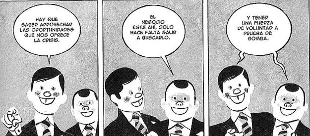 'Revolution Complex'; viñetas de 'Cortar y cubrir', de Marcos Prior y Danide 'Revolution Complex'; viñetas de 'Cortar y cubrir', de Marcos Prior y Danide