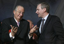 Alberto II y Leterme Alberto II y Leterme