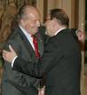 El Rey entrega a Javier Solana, ex Alto Representante de la Uni&oacute;n Europea para la Pol&iacute;tica Exterior y de Seguridad Com&uacute;n, el Tois&oacute;n de Oro