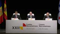 Ir al Video&nbsp;El Rey ha pedido a los pa&iacute;ses iberoamericanos que afronten juntos las dificultades econ&oacute;micas